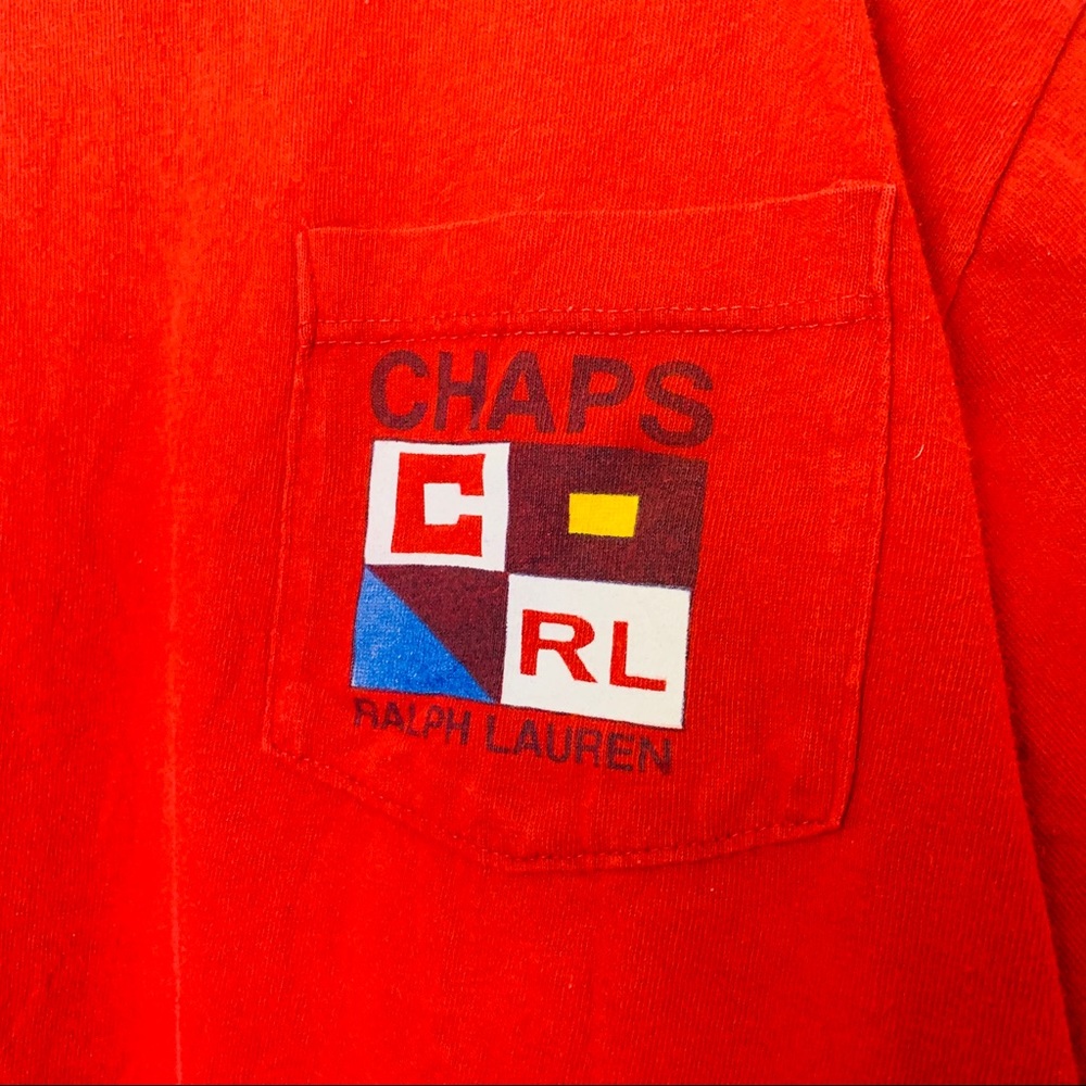 Vintage Ralph Lauren Chaps Pocket Tee - Picture 3 of 5
